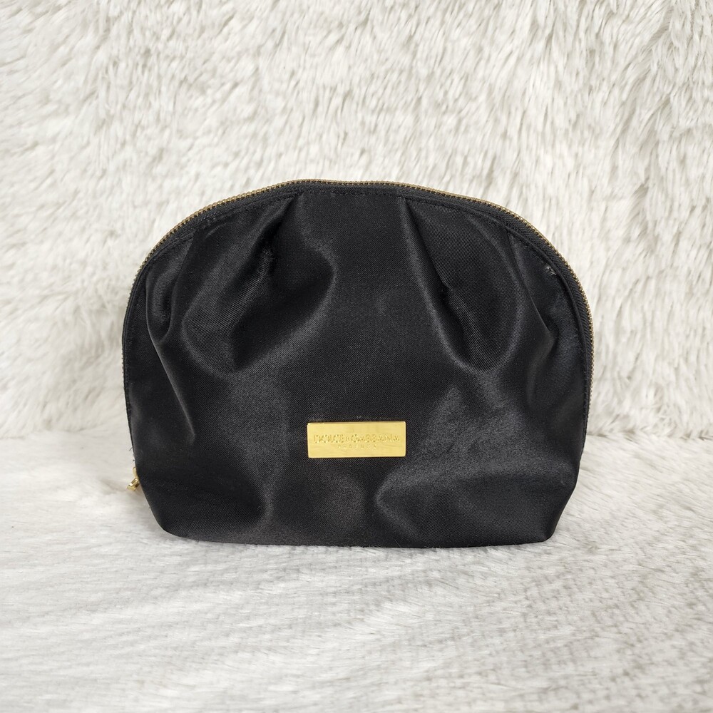 Dolce & Gabbana Parfums Satin Makeup Travel Black Bag